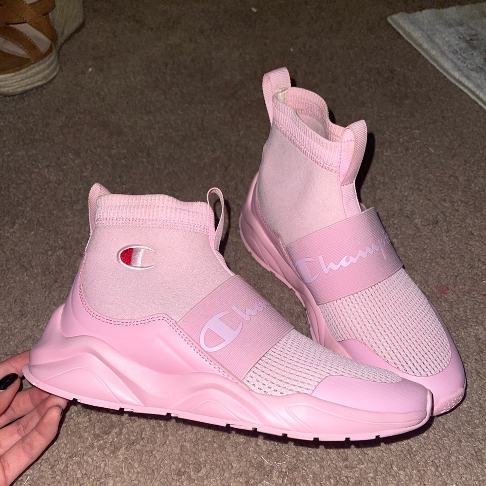 Champion pink sneakers